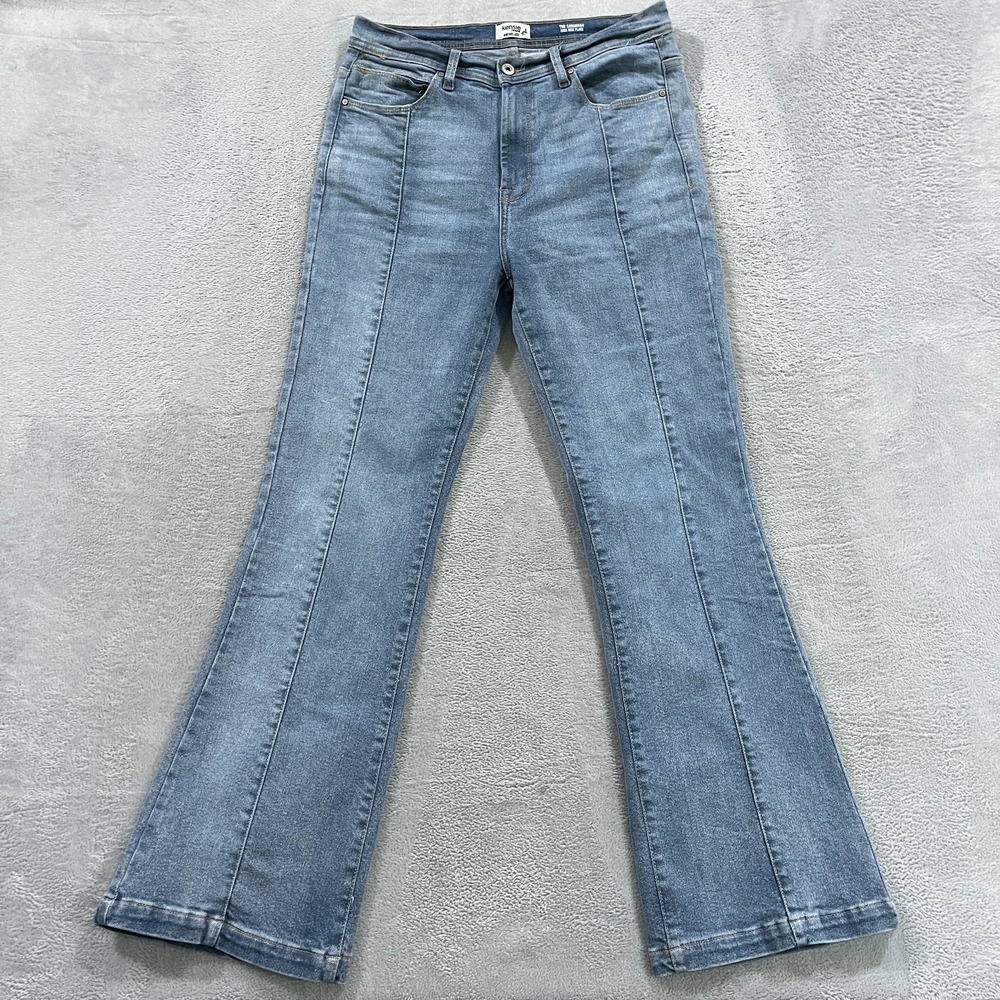 Kensie Jeans Womens‎ 30 Flare High Rise Stretch Dark Wash Denim Savannah 30x32